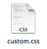的自定义css